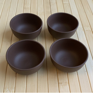 Пиалы чайные из глины 4 шт